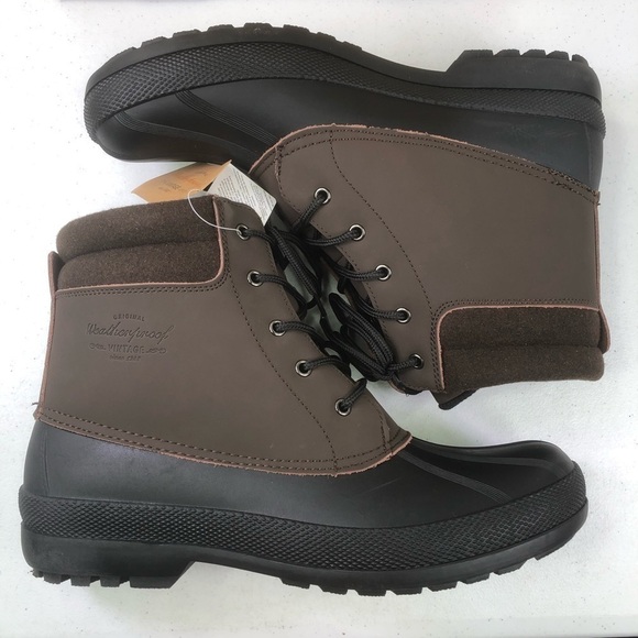 Weatherproof Vintage Luke Lace Up Duck Boot Shoes - Picture 2 of 11